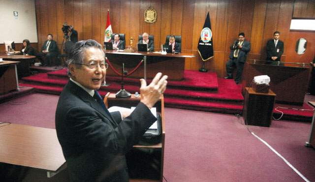 Alberto Fujimori en juicio