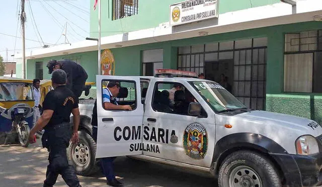 Agentes de la Policía intervinieron en caso registrado en Sullana. Foto: La Hora