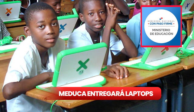 Meduca suscribió  un acuerdo con One Laptop Per Child (OLPC) para la entrega de laptops. Foto: composición LR / The Future Leadership Institute / Meduca