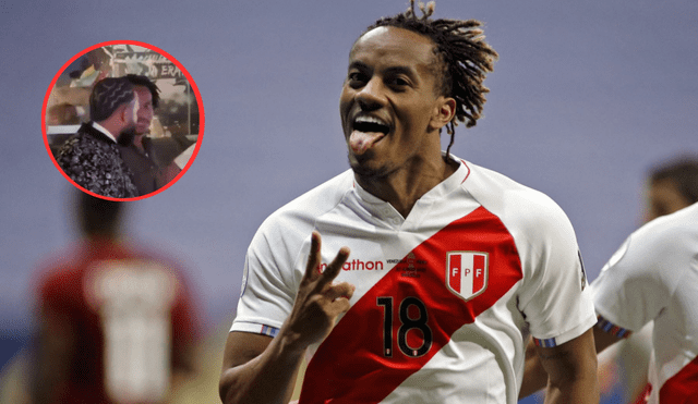 André Carrillo es captado junto al neerlandés. Foto: composición La República