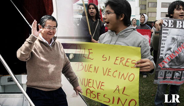 Fujimori, que gobernó Perú entre 1990 y 2000, fue detenido en Chile en 2005 tras intentar escapar de la justicia. Su extradición se firmó en 2007 después de un proceso complejo. Foto: composición LR/AFP