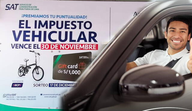 El impuesto vehicular se paga durante tres años. Foto: Andina