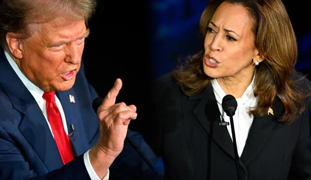 El candidato republicano comunicó a través de sus redes sociales que no habrá un tercer debate con Kamala Harris. Foto: composición LR/AFP