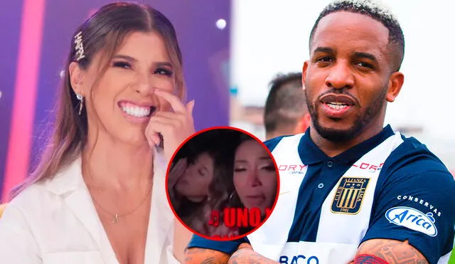 Yahaira Plasencia y Jefferson Farfán están siendo vinculados sentimentalmente tras revelación de Paolo Guerrero. Foto: Composición LR/Captura/América TV/Captura/Gol Perú