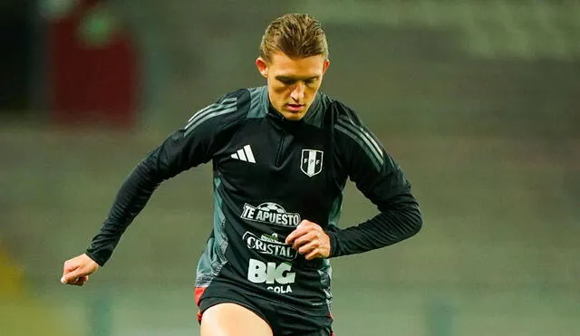 Oliver Sonne jugó por primera vez en la altura con la selección peruana. Foto: FPF