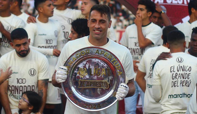 Sebastián Britos ya ha ganado el Torneo Apertura 2024 con Universitario. Foto: Luis Jiménez/GLR