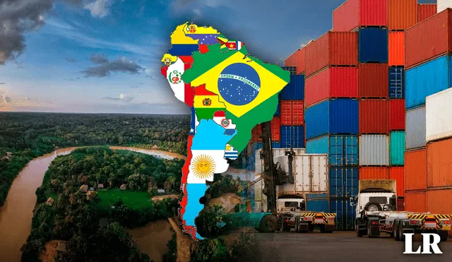 Relaciones comerciales de Brasil con sus países vecinos se han fortalecido en las últimas décadas. Foto: composición LR/difusión