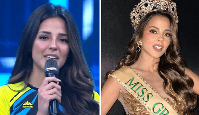 Luciana Fuster defiende al equipo de los 'Guerreros'. Foto: composición LR/Captura de América TV/Instagram