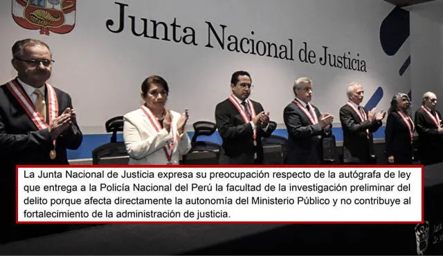 Junta Nacional de Justicia alerta vulneración de la autonomía del Ministerio Público. (Foto: La República)