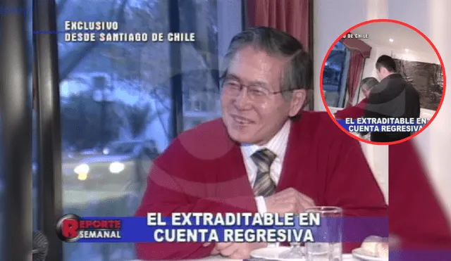 Fujimori cenaba con su hijo Kenji cuando fue entrevistado. Foto: composición LR