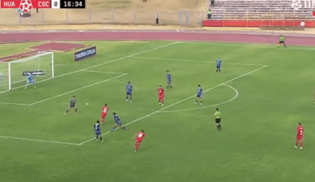 Sport Huancayo viene derrotando 1-0 a Sporting Cristal por el Torneo Clausura. Foto: captura de pantalla de L1 Max