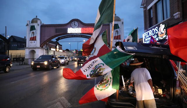 La comunidad mexicana en Chicago organiza eventos durante todo el mes de septiembre para conmemorar la independencia. Foto: Chicago Tribune