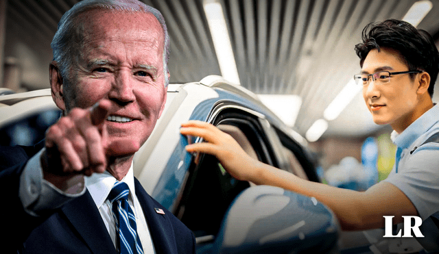 Joe Biden intenta proteger el mercado estadounidense con novedosa propuesta automotriz | Lr / Composición Gerson Cardozo