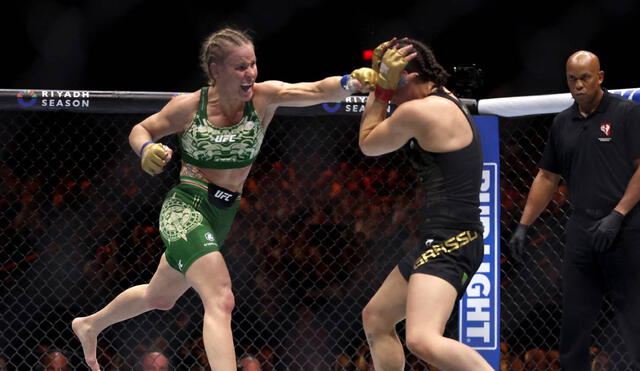 Valentina Shevchenko vuelve a ser campeona mundial tas vencer a Alexa Grasso. Foto: AFP