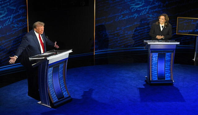 Analistas y medios de comunicación coinciden en que Kamala Harris se impuso en el debate con Donald Trump por la presidencia de EEUU. Foto: AFP