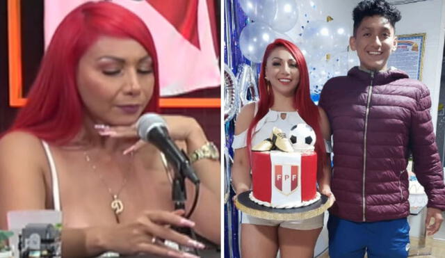 Deysi Araujo se quiebra al recordar la crianza de su hijo. Foto: composición LR