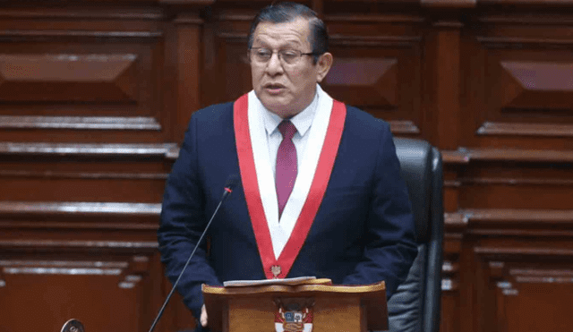 Salhuana Cavides fue elegido como nuevo presidente del Legislativo 2024-2025. Foto: difusión.