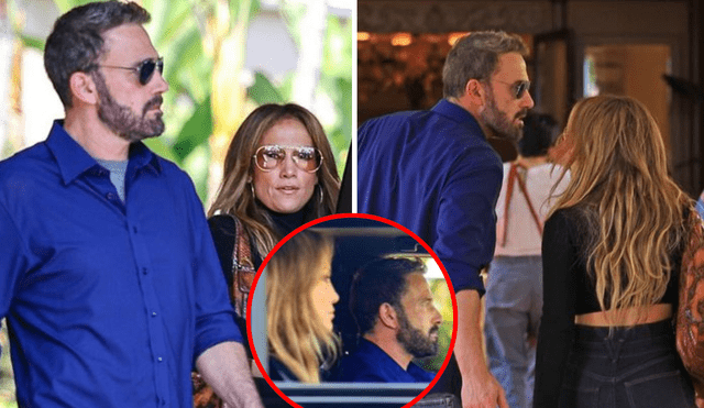 Jennifer Lopez y Ben Affleck son captados besándose en medio de proceso de divorcio. Foto: composición LR