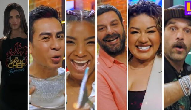 La competencia de cocina de Latina anuncia a los nuevos participantes: Raysa Ortiz, Chapasa, Carla Rueda, Luigi Monteghirfo, Claudia Centeno y Andrés Salas. Foto: composición LR