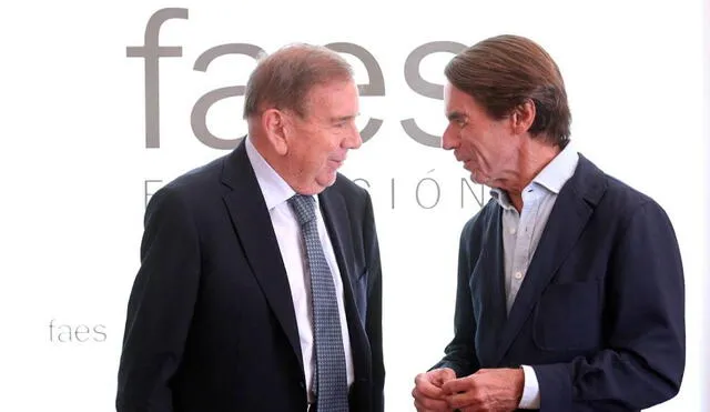 Aznar reconoció a González como el "presidente electo" de Venezuela. Foto: EFE