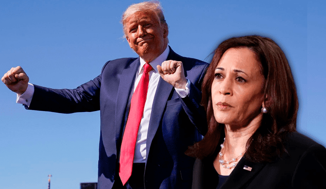 Donald Trump publicó un spot publicitario contra Kamala Harris para convencer al voto latino en Estados Unidos. Foto: composición LR/AFP