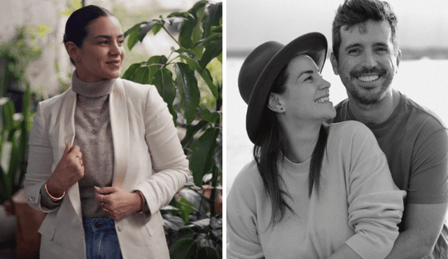 María Paz Gonzáles en un podcast de 2022 reafirma la confianza que tiene a su esposo Jesús Alzamora. Foto: Composición LR / Instagram