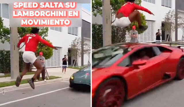 El video dejó con los pelos de punta a los usuarios en las redes sociales por su increíble salto. Foto: composición LR/TikTok/@adn40mx