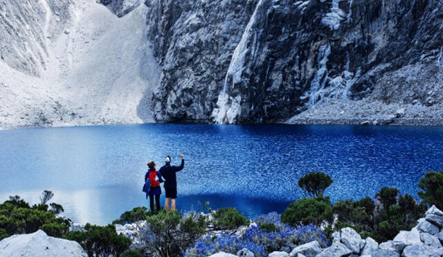 La laguna 69 tiene un impresionante cuerpo de agua de color turquesa. Foto: Mincetur