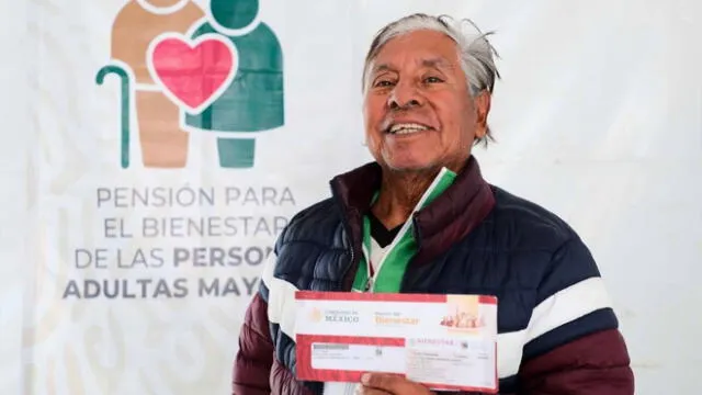 La Pensión Bienestar en México es un programa de apoyo económico para lo adulos mayores. Foto: Composición LR