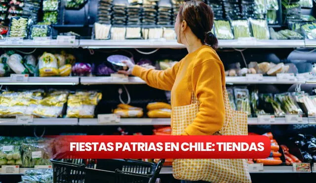 El horario de los supermercados en Chile varía debido a las fiestas patrias por cuatro días. Foto: composición LR