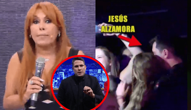 Magaly Medina afirmó que no cree que Jesús Alzamora y su esposa hayan estado separados en el momento del ampay. Foto: Composición LR/Captura ATV