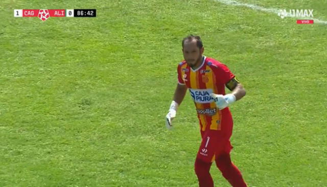 Pato Álvarez es en el encargado de patear penales en Atlético Grau. Foto: captura de L1 MAX