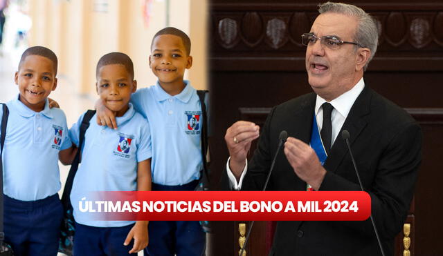 El Bono a Mil 2024 tiene por fin apoyar con los gastos escolares de las familias más humildes. Foto: composición LR