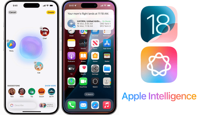 Apple Intelligence es la nueva apuesta de la compañía para integrar inteligencia artificial avanzada en sus dispositivos. Foto: Composición LR | Apple
