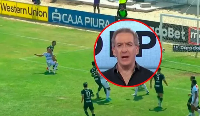 El polémico penal del Alianza Lima vs Atlético Grau despertó las críticas hacie el arbitraje de Joel Alarcón. Foto: composición LR/L1 Max/captura de Willax