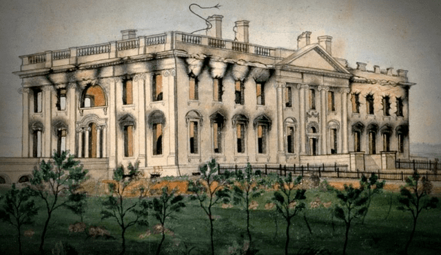 En 1812, Estados Unidos libraría una guerra contra el Imperio Británico que desencadenaría el incendio de la capital Washington D.C. Foto: Wikimedia Commons