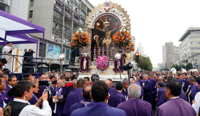 La primera fecha de la procesión del Señor de los Milagros se realizará el sábado 5 de octubre. Foto: La República