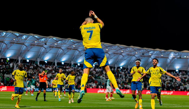 Cristiano Ronaldo abrió el marcador del encuentro entre Al Nassr vs Al Ettifaq. Foto: Al Nassr