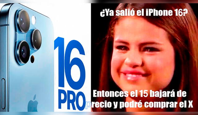 El lanzamiento del iPhone 16 generó una ola de divertidos memes que se hicieron virales en las redes sociales. Foto: composición LR/X