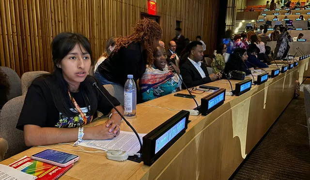 Anaí participó en la Cumbre del Futuro organizada por la ONU, en Nueva York. Difusión