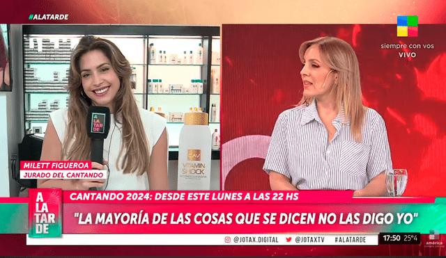 Milett Figueroa pidió que no la minimicen como jurado del 'Cantando 2024' porque puede dar una gran sorpresa. Foto: captura/América TV