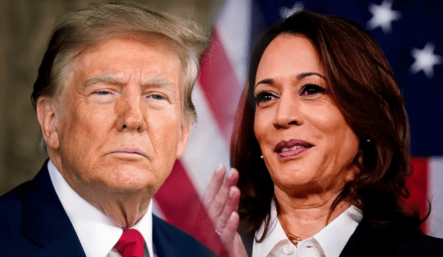 Kamala Harris y Donald Tump se enfrentarán en un último debate  televisado por CNN | Lr / Composición Gerson Cardozo