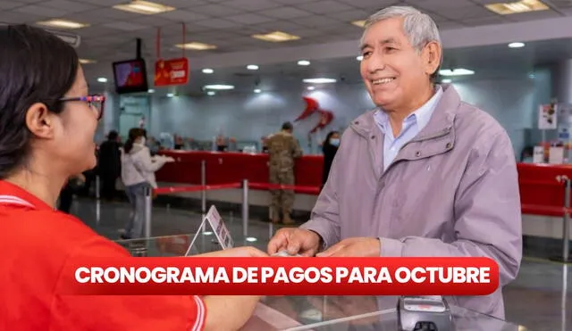 Desde el lunes 7 hasta el viernes 11 de octubre se realizará el pago de pensiones a los jubilados del régimen 19990. Foto: composición LR/Andina