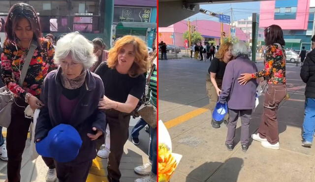 Johanna San Miguel se habría pasado la luz roja, según señala la descripción del video en TikTok. Foto: composición LR/captura