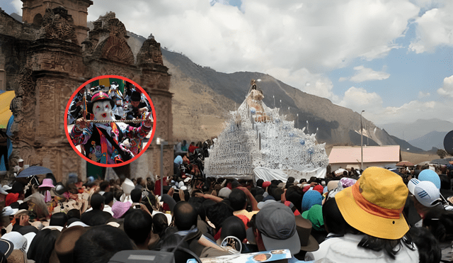 La fiesta patronal por la Virgen de Cocharcas empezó el 1 de septiembre con una caminata de 13 kilómetros. Fotos: composición LR