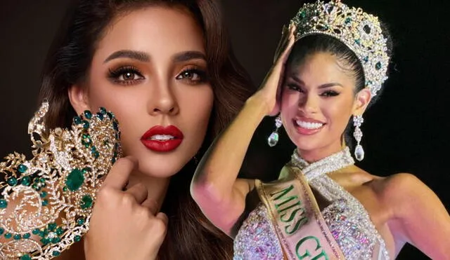 Luciana Fuster le entregó la corona de Miss Grand Perú a Arlette Rujel el 21 de septiembre de 2024. Foto: composición LR/Instagram/lucianafusterg/arlette.rujel