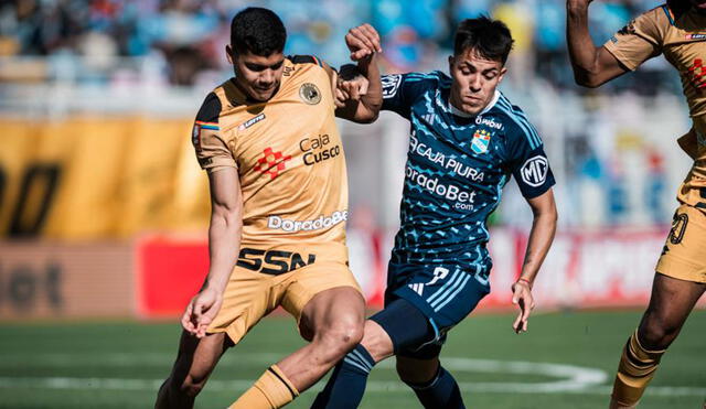 El club rimense empezó ganando, pero Cusco FC lo empató de penal. Foto: Sporting Cristal