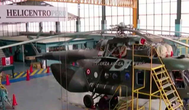 El Estado invirtió más de 200 millones de soles en reparar 8 helicópteros con la empresa Helicentro Perú. Foto: captura Latina TV