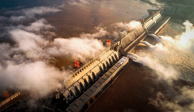 La alteración en la rotación de la Tierra debido a esta construcción subraya la influencia que las actividades humanas pueden tener en los sistemas naturales. Foto: Xinhua