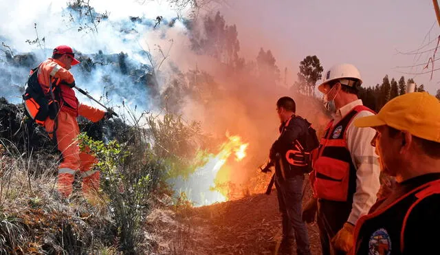 Gobierno peruano anuncia bono para los damnificados por los incendios forestales 2024. Foto: Composición LR/Andina.